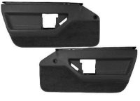 C4 1984-1989 Corvette Standard Door Panel Pair Black 