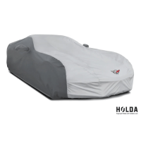 1997-2004 Corvette C5 Superstretch Hybrid Outdoor Car Cover w/Flags Logo