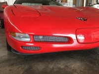 1997-2004 C5 Corvette ZO6 Style Stainless Steel Fog light Screens