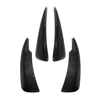 1997-2004 Corvette C5 Extended Matte Black Front Rock Guards Mud Flap Pair