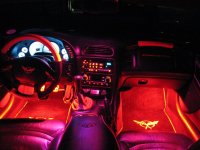 1997-2005 C5 Corvette Footwell LED Lighting