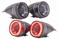2005-2010 Ferrari F430 Morimoto LED Tail Lights Complete Set - Plug and Play, UV-Resistant, Enhan...