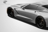 2014-2019 Corvette C7 Carbon Creations GT Concept Side Splitters - 2 Piece