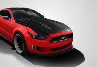 2015-2017 Ford Mustang Carbon Creations Cowl Hood - 1 Piece