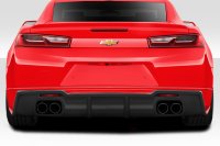 2016-2018 Chevrolet Camaro V8 Duraflex Racer Rear Lip - 1 Piece ( Quad Exhaust ) (S)