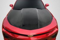 2016-2023 Chevrolet Camaro Carbon Creations DriTech Cowl Hood - 1 Piece