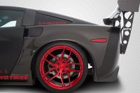 2005-2013 Corvette C6 Carbon Creations ZR1 Look Rear Fenders - 2 Piece