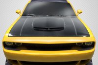 2008-2023 Dodge Challenger Carbon Creations TA Look Hood - 1 Piece