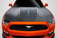 2015-2017 Ford Mustang Carbon Creations GT500 V2 Hood - 1 Piece