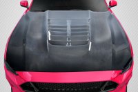 2018-2023 Ford Mustang Carbon Creations GT500 V2 Hood - 1 Piece