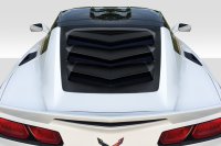 2014-2019 Corvette C7 Duraflex ZLR Rear Window Louver - 1 Piece