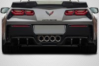 2014-2019 Corvette C7 Carbon Creations Exe Rear Diffuser - 2 Pieces