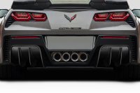 2014-2019 Corvette C7 Duraflex GTR Rear Diffuser - 2 Pieces