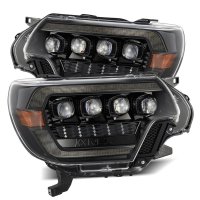 2012-2015 Tacoma AlphaRex Nova-Series LED Projector Headlights with Activation Light, Sequential ...