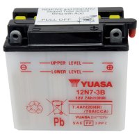 Yuasa 12N7-3B Conventional 12V Battery - Acid Not Included