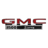 1971-1972 GMC Truck Front Fender Emblem, "GMC 1500 Sierra", Sold as a Pair