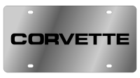 Chevrolet Corvette Stainless Steel License Plate