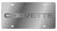 Chevrolet Corvette Stainless Steel License Plate