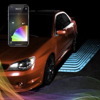 XK Glow Curb FX Bluetooth Waterproof LED Projector Welcome Light - 2PC Set