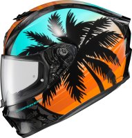 ScorpionEXO R330 Full Face Motorcycle Helmet with Pinlock Ready Shield and Bluetooth Ready Speake...