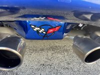 1997-2004 Corvette C5 Molded Pre-Painted Body Color Exhaust Filler Plate