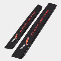 2005-2013 C6 Corvette Painted Door Sill Plates w/Logos