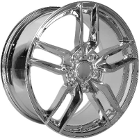 2005-2013 Corvette C6 Performance Replicas Z51 Style Split Spoke Chrome Wheel Rim 19x10" +78 Fits...