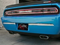 2008-2014 Dodge Challenger Smoked Plexi Tail Light Trim Plate