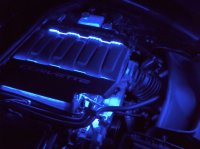 2014-2019 Corvette C7 Wireless Remote Controlled Fuel Rail Cover Lighting Kit (Single Color)