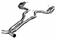 2015-2017 Ford Mustang GT Convertible KOOKS Catback Full 3" Exhaust With X-Pipe And Polished Tips...