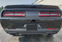 2015-2018 Dodge Challenger Vinyl Side Marker And Rear Bumper Reflectors Blackout Kit