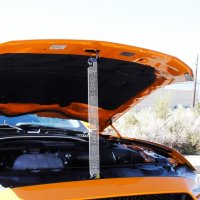2015-2022 Ford Mustang Acrylic Show Hood Prop Rod Bar