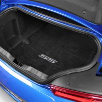 2016-2017 6th Generation Camaro Silver SS Logo Trunk Compartment Cargo Mat