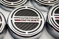 2017 C7 Corvette Grand Sport Engine Caps with Grand Sport Emblem And Carbon Fiber For Manual Tran...