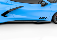 2020-2023 C8 Corvette Carbon Fiber Z06 Style Side Skirts