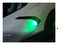 2020-2023 C8 Corvette Custom LED Add On Side Scoop RGB LED Kit