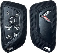 2020-2023 Corvette C8 Key Fob Shell Case Carbon Fiber 7 Buttons