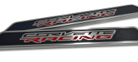 2020-2024 Corvette C8 Replacement Door Sills w/Carbon Fiber and CORVETTE RACING