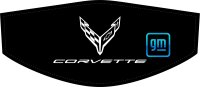 2020-2023 C8 Corvette Trunk Cover Mono CORVETTE + Flags Logos