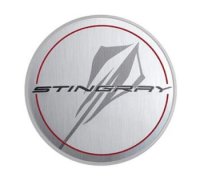 2020 C8 Corvette GM Next Gen Stingray Wheel Center Cap Silver