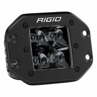 Spot Flush Mount Midnight D-Series Pro RIGID Industries 211213BLK