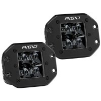 Spot Flush Mount Midnight Pair D-Series Pro RIGID Industries 212213BLK