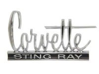 C2 1967 Corvette Rear Deck Emblem