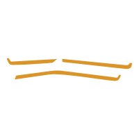 2020-2025 C8 Corvette Interior Dash Trim Accents - Matte Gold