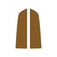 2013 C6 Corvette 60th 427 Split Stripe Design Hood Decal - Gloss Metallic Gold