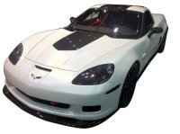 2005-2013 C6 Corvette 427 Style Hood Stripe - Solid Gloss Black