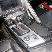 2014-2019 Corvette C7 Carbon Fiber Center Console Outer Panel Overlay