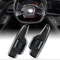 2020-2025 Corvette C8 Z51 Z06 Replacement Paddle Shifter Paddle Extensions Black