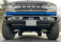2021-2025 Ford Bronco Capable Bumper License Plate Mounting Bracket - No Drilling
