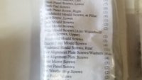1957 Chrysler Windsor Interior Screw Kit for 2 Door Hardtop by Vans Auto